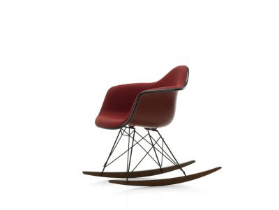 Eames Plastic Arm Chaise Chaise à bascule RAR entièrement tapissé Vitra